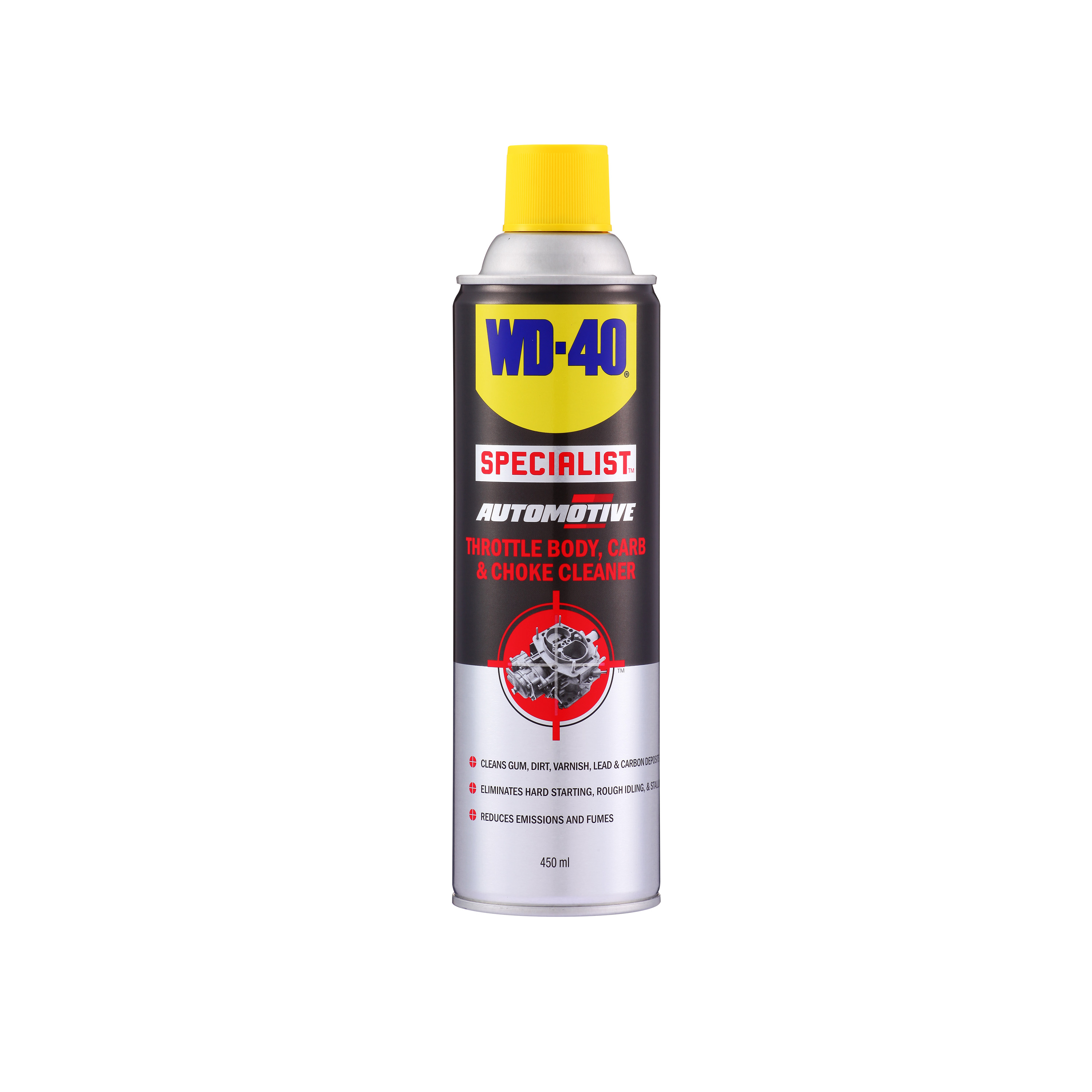 WD 40 Specialist™Throttle Body Carb Choke Cleaner 450ml